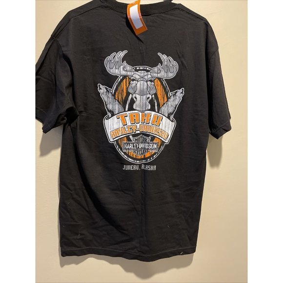 Harley Davidson Motorcycle T Shirt Taku Juneau Alaska Men's L - Picture 1 of 4
